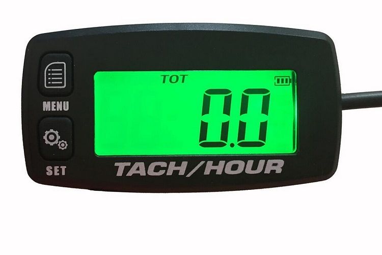 2021 Go Kart Digital Tachometer Hour Meter W/ Max RPM Recall 2/4 Stroke