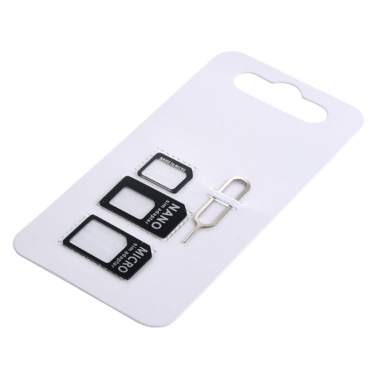 NOOSY 4 Em 1 Nano Micro Sim Conversor De Conversão De Cartão Sim Nano Sim  Card Adapter Para Iphone 4s 5S 6 E Mais Com Eject Pin Chave De $0,25 |  DHgate