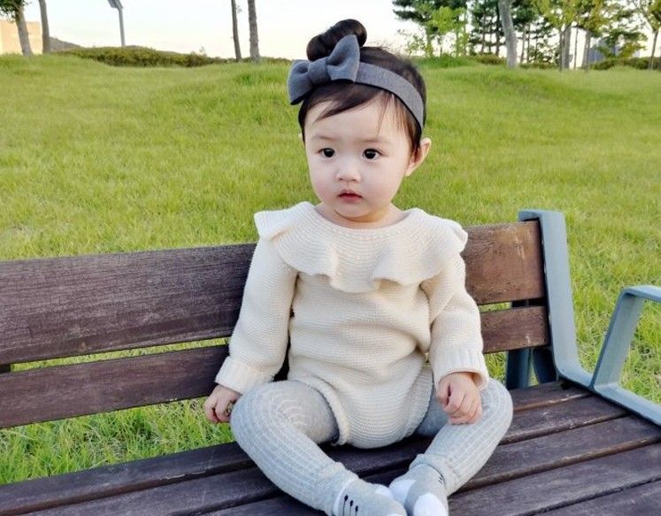 baby girl sweater romper