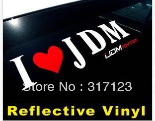 I Love JDM decal Sticker