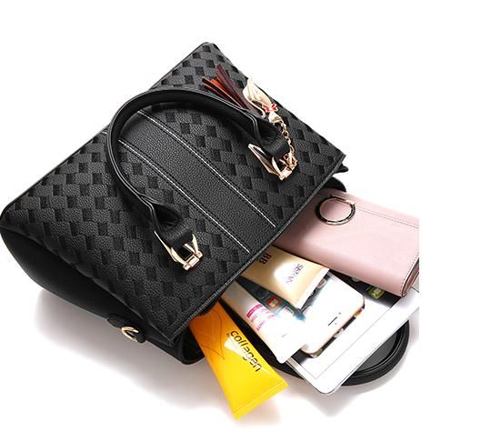 Color : Pink IANXI Home New Business Womens Shoulder Bag Large-Capacity Handbag Messenger Bag Womens Handbags Leisure Wallet