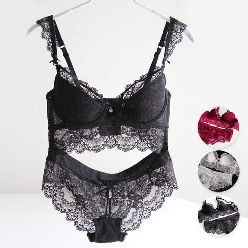 2020 New Arrival Women Sexy Brassiere Bra Brief Set French Style Luxury