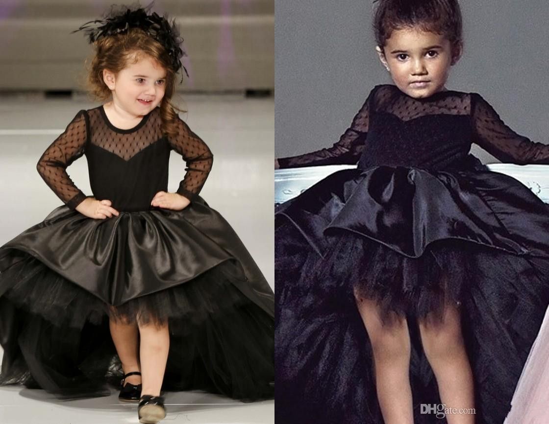 childrens black dress