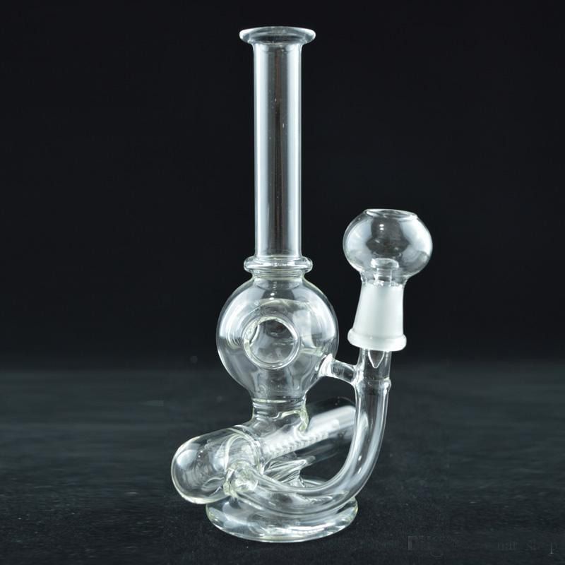 Hookahs Online Sale Black Clear Top Water Glass Bong Inline Perc Orb
