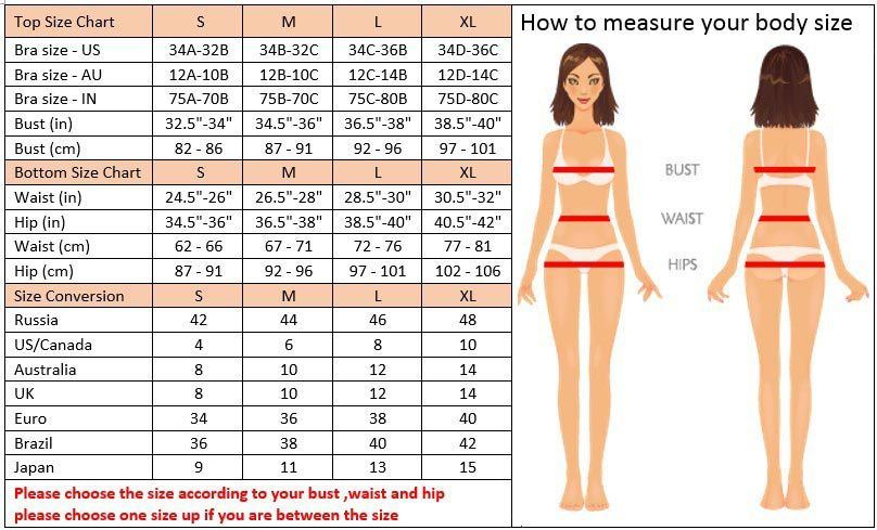 Express Swimsuit Size Chart