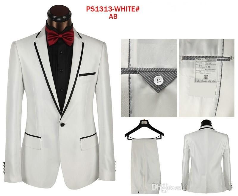 Acheter Nouveau Mens Mode Marié Costume De Mariage Porter Tuxedox Tailcoat 2 Piecs Veste Et Pantalon De Mariage Robe Costume Mâle Marque De 8778 Du
