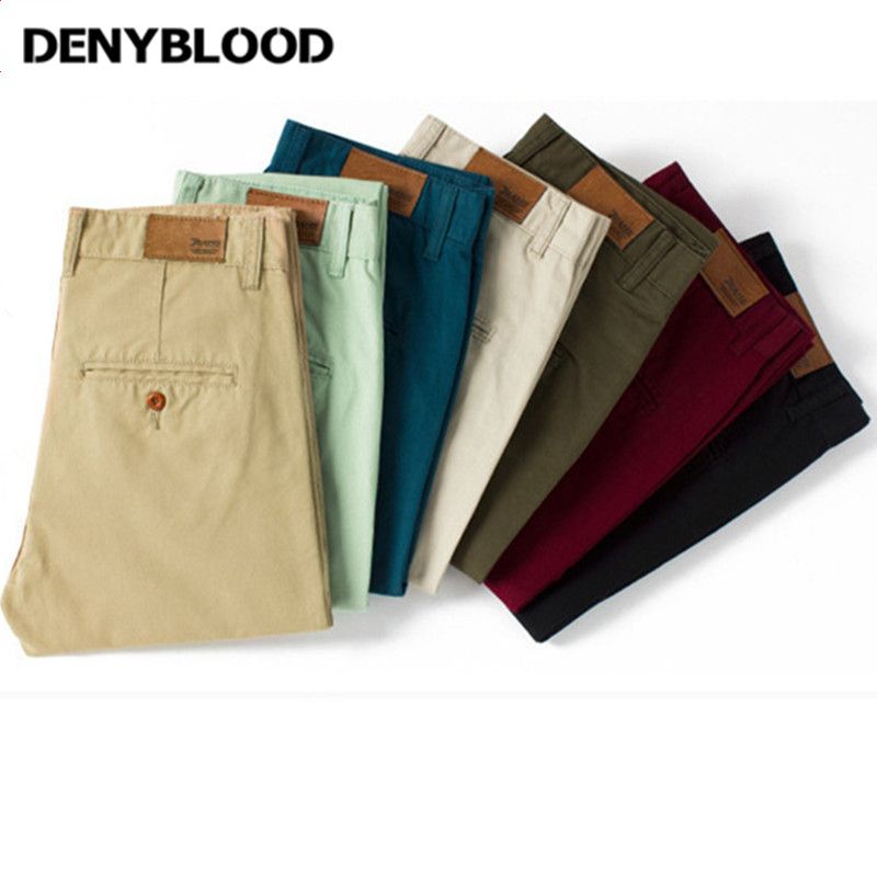 مقيد ارفع نفسك معدات  Discount Mens Pants Wholesale Denyblood Jeans Mens Slim Straight Chino  Darked Wash Chinos Casual Black,Army Green,Khaki 7Colours 5011 From China |  DHgate.Com