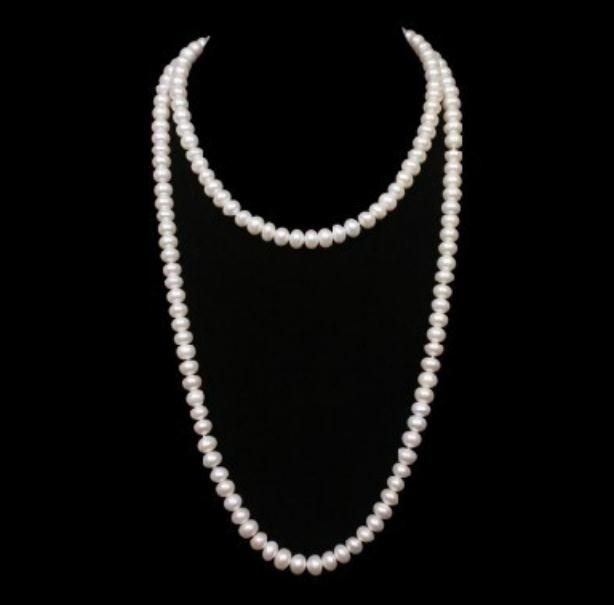 long pearl necklace