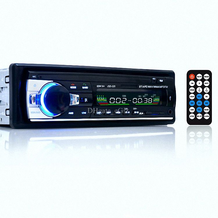 JSD 520 12V Car Audio Stereo FM Receiver Bluetooth MP3 Player Car Kit