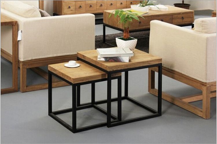 Acheter Pays Damerique En Fer Forge Table Basse En Bois Table