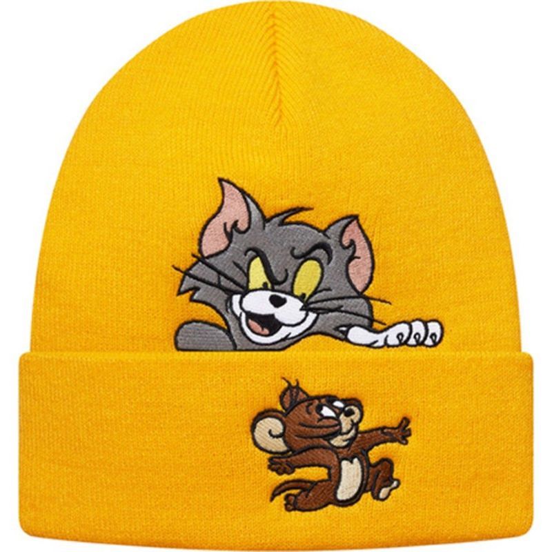 Tom Jerry Beanie Cat And Mouse Wool Cap 