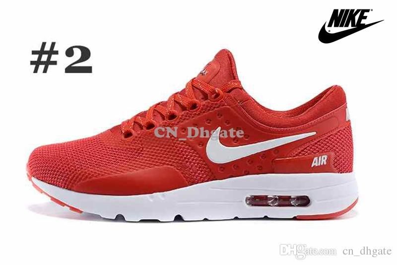 red nike air max zero