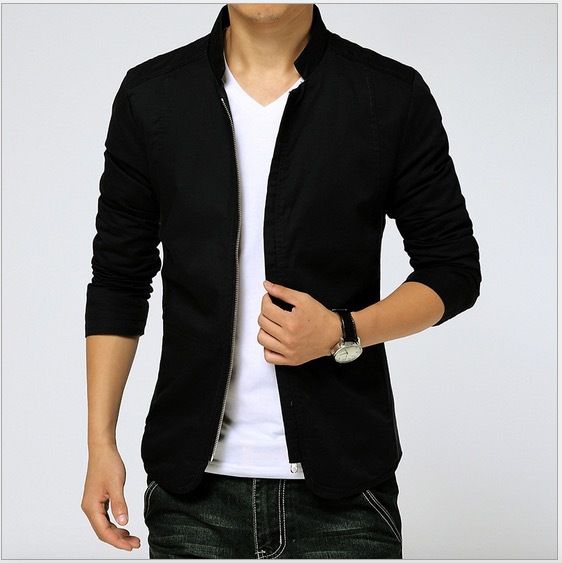 black casual coat mens