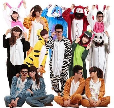 Sleepwear Unisex Adult Pajamas Kigurumi Cosplay Costume Animal Hot!