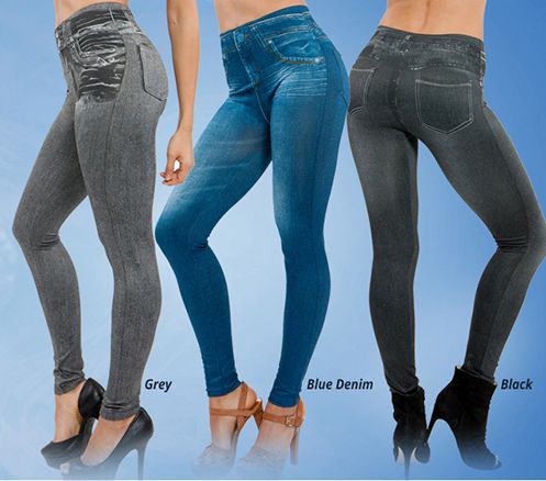 Acquistare Abbigliamento Fitness Donna Jeans Jeggings Donna Senza Cuciture  Slim Jeggings Leggings Stampati Real Pocket Jeans Look Economico | Consegna  Veloce E Qualità | It.Dhgate