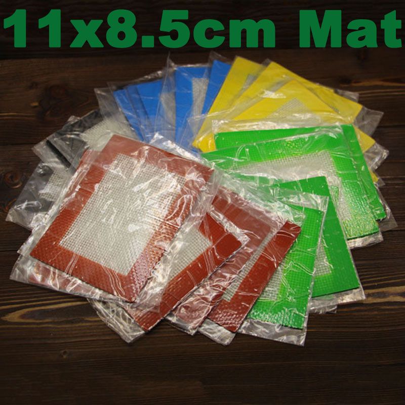 11*8.5cm Silicone Pad For Dabber Vaping Mat Heat Resistant Rubber