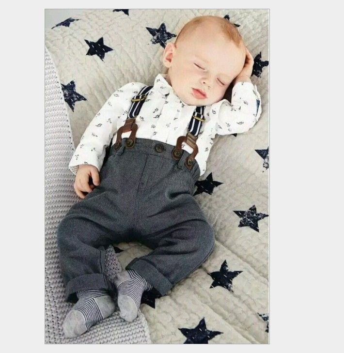 suspender baby boy outfit