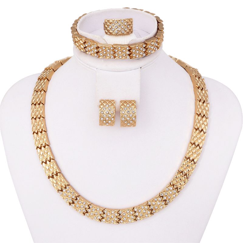 2020 Westrnrain Gold Plated Noble Bridal Necklace Jewellery Austria Jewellery Jewelry Brand Shinning Wedding Jewelry Set A126 From Westernrain 21 67 Dhgate Com