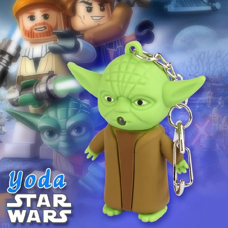 lego star wars yoda keychain