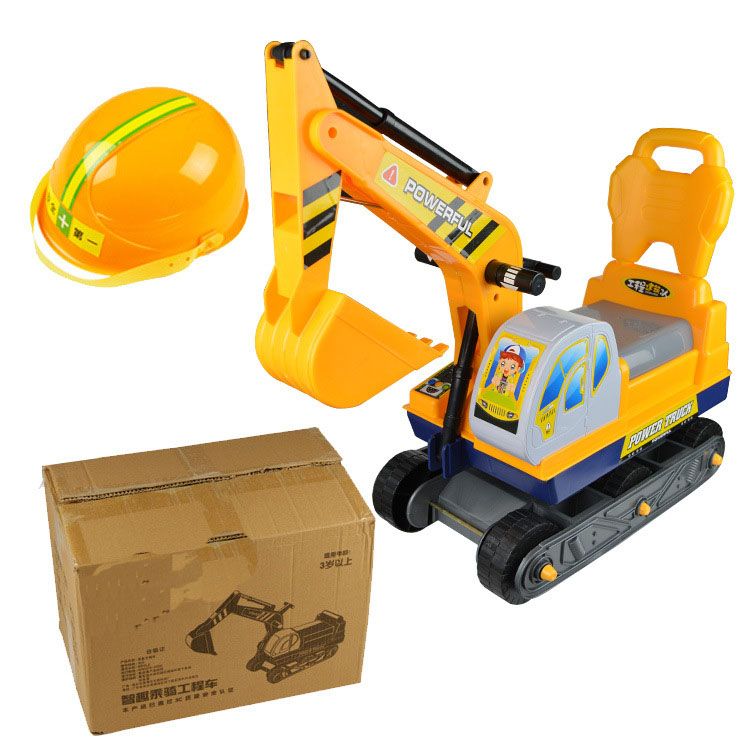 Plush Toy Working Crane Ride On Big Dig Digger New Outdoor Working