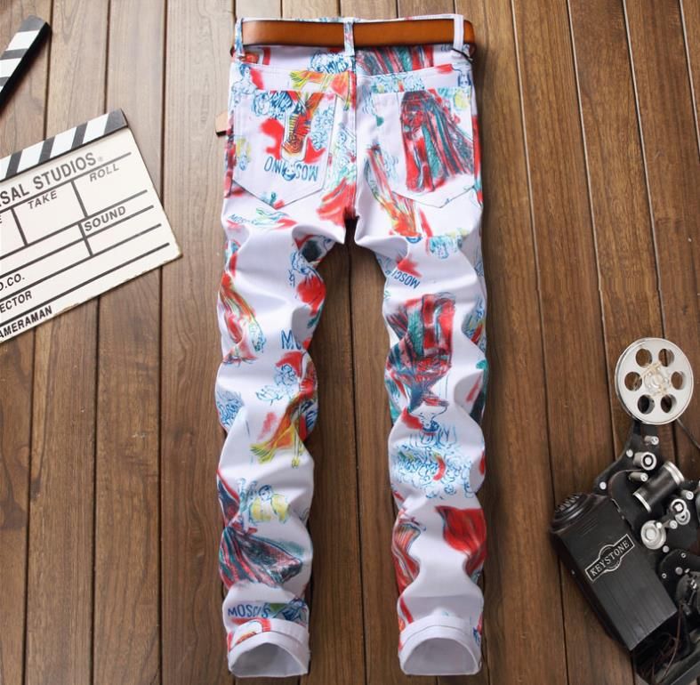 calça jeans masculina desenho