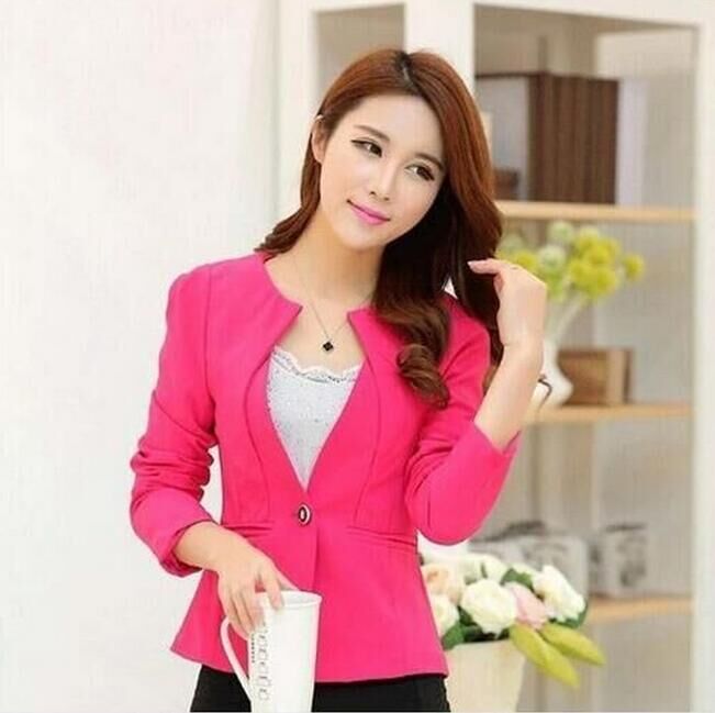 2016 Summer Casual Blusas Femininas Jackets Women Slim Short