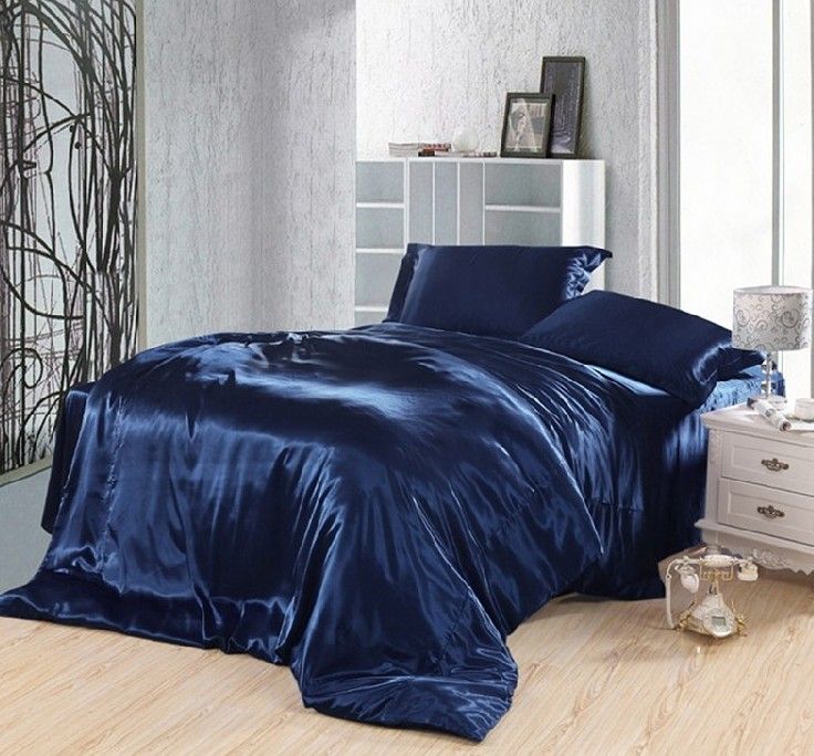 dark blue super king bedspread