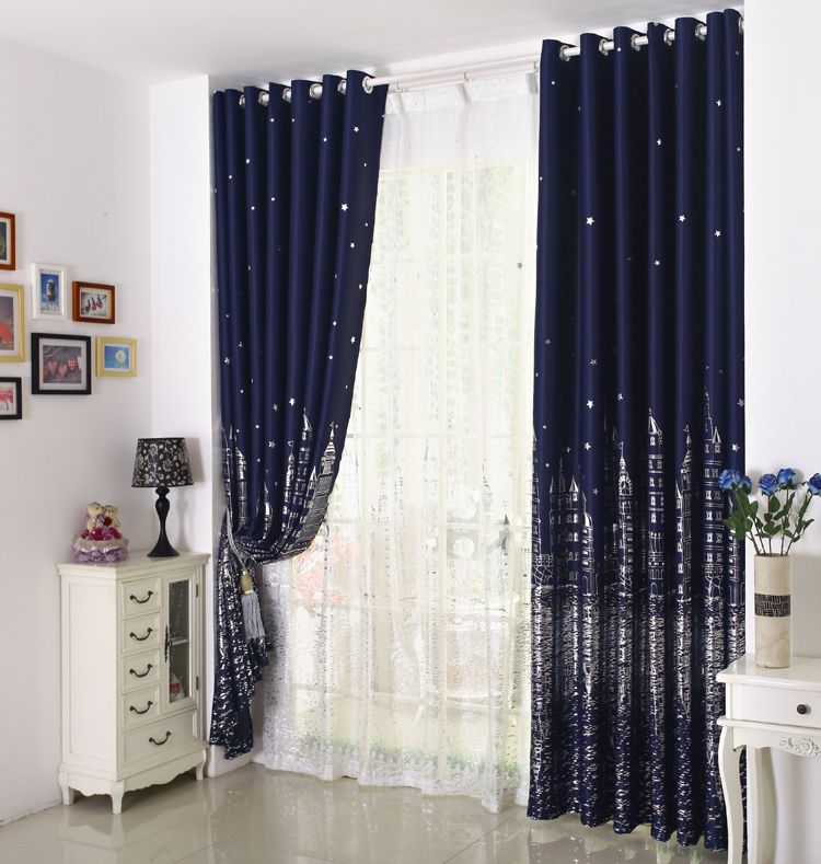 2019 Hot Sale Eco Friendly Printed Curtains For Kids Children