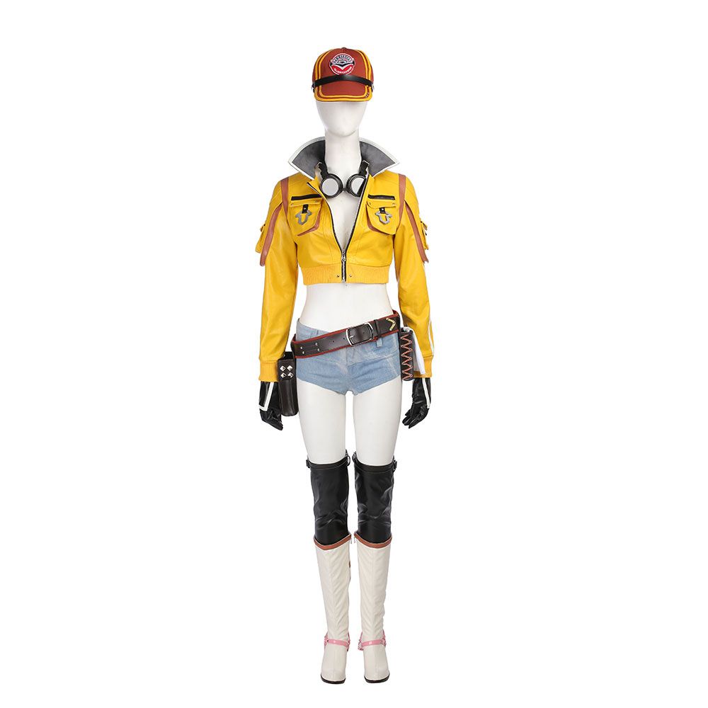 Final Fantasy XV FF 15 Cindy Aurum Jacket Full Suit Cosplay Costume