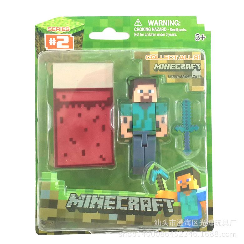 Grosshandel Freies Verschiffen Minecraft Toys Blocks Puppen Puppe Ornamente Steve Zombie Skeleton Skeleton Wither Enderman Eisen Golem Herobrine Him Creeper Von Darwinli 26 83 Auf De Dhgate Com Dhgate