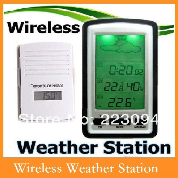 High Quality Wireless Weather Station Barometer Clock Wireless Sensor