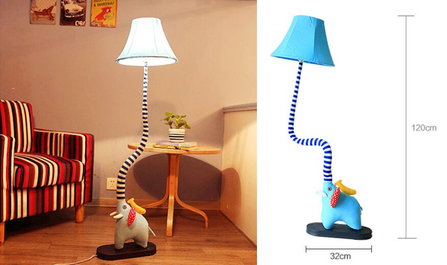2021 Cute Elephant Type Floor Lamp Cartoon Lamp Bedroom Living Room Childrens Room Rustic Fabric Lamp Reading Lamp Nightlights From Henrry 34 68 Dhgate Com Different types of floor lamps provide different types of lighting. dhgate com