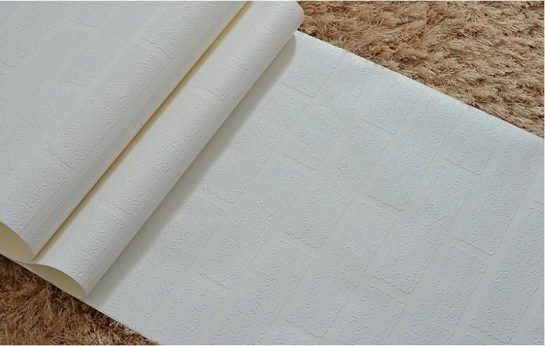3d Design Wallpaper PVC Wallpaper Roll White Wallpaper Modern Vinyl