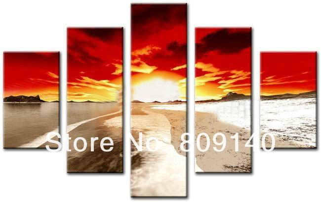 Wallpaper Spiaggia alba arte della parete Free HD