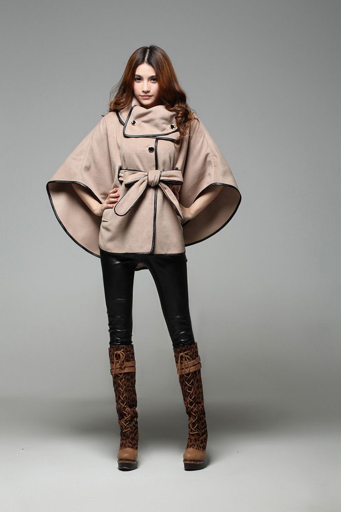 2018 Fashion Women Ladies Winter Coat Western Style Girls Warm Wool Cape Bat Type From China Womens Blends Er Bingtanghulu Dhgate Com Warm Wool Cape Coat Bat Type, Womens Western Winter Coats