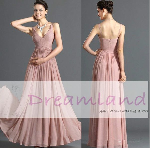 blush pink long gown