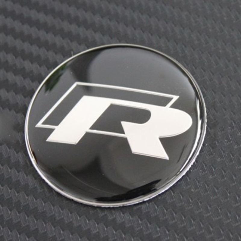 Best 45mm R Logo Car Steering Wheel Badge Sticker Decals Logo Emblem