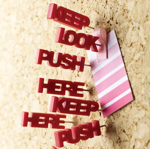 Grosshandel Englisch Worter Pushpins Board Bemerkung Design Kork