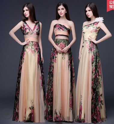 Silk Chiffon Evening Dresses
