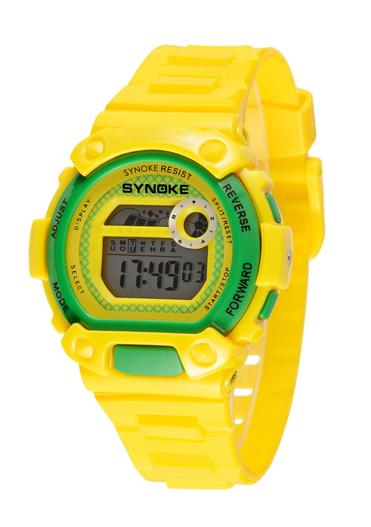 digital watch round