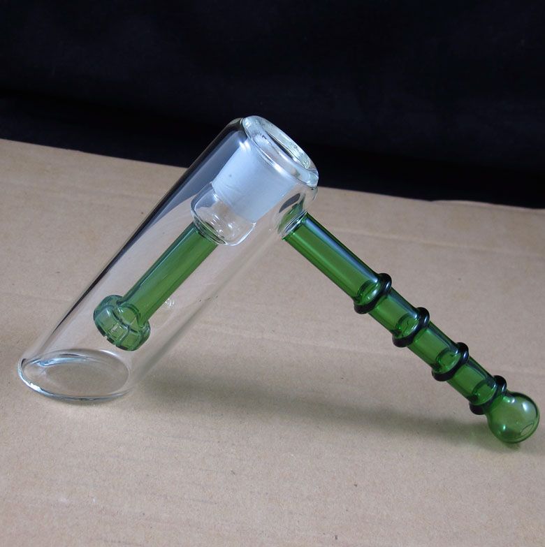 Wholesale Stylish And Cheap BRAND 6 Inch Mixed Four Color Glass Hammer