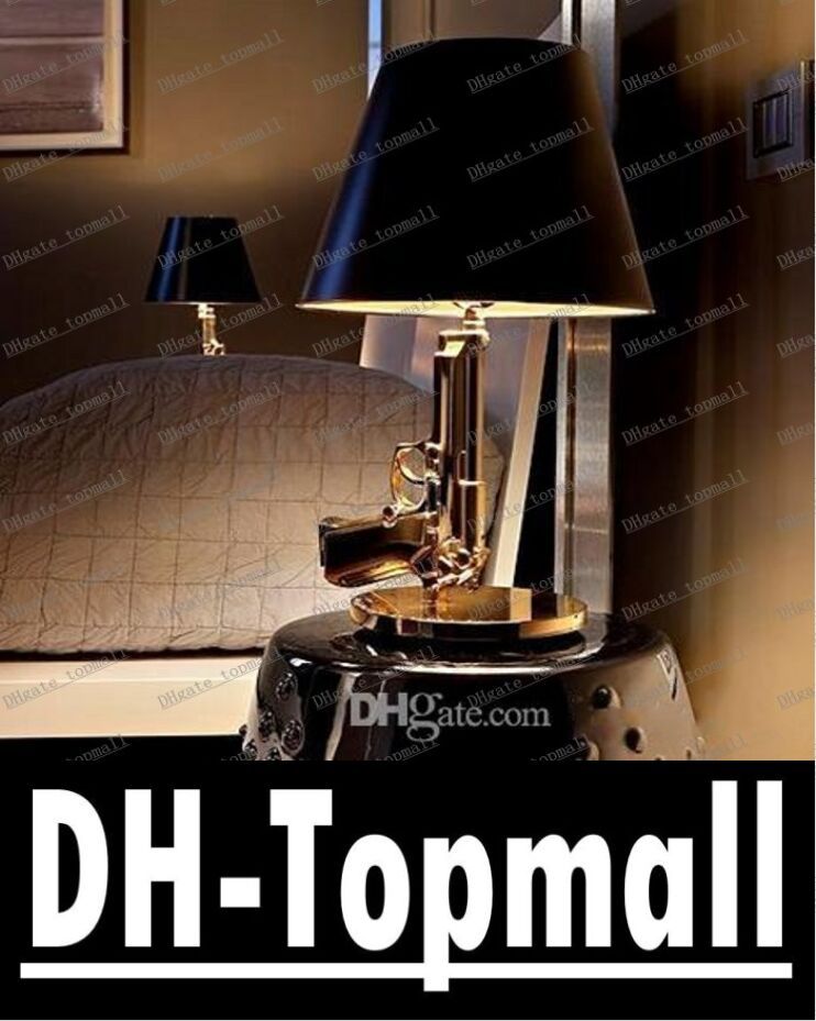 bedside gun lamp