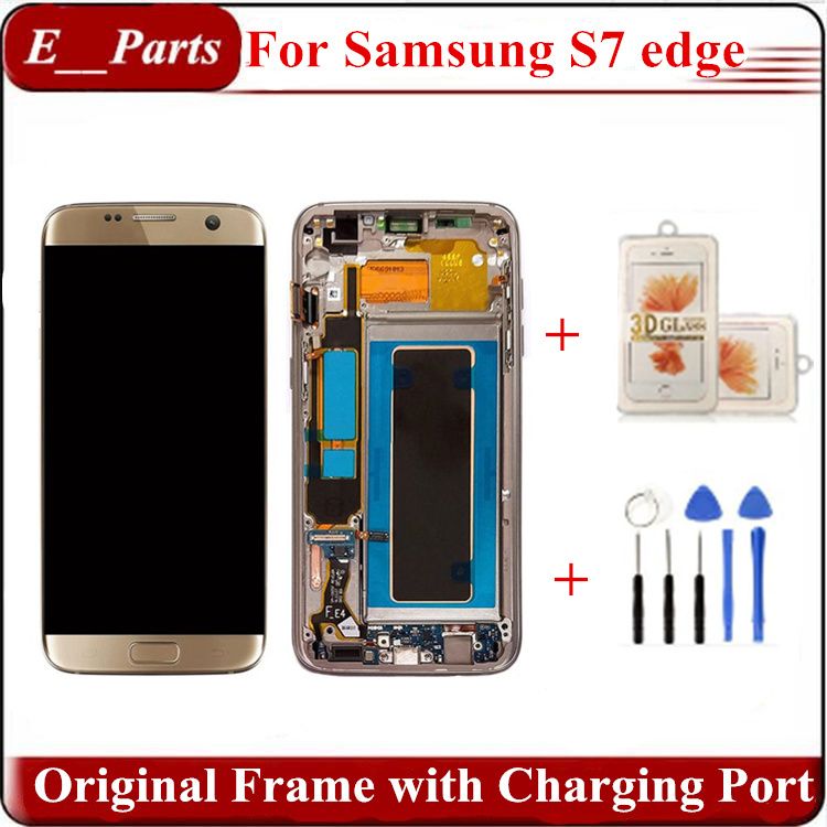 Samsung Galaxy S7 Edge Lcd Display Touch Screen Digitizer Assembly Replacement Samsung Galaxy S7 Edge Samsung Galaxy S7 Galaxy S7