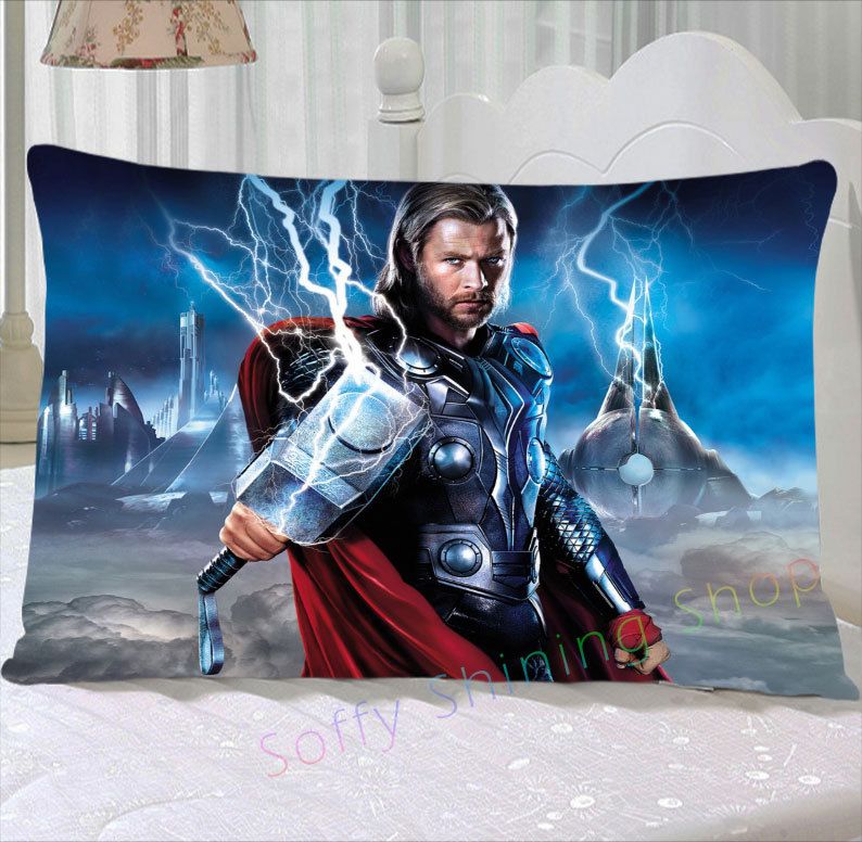 Sustancial Simetría cordura Al por mayor-Famouse Chris Hemsworth Thor Marvel 20x30 pulgadas con cremallera Fundas Decoración de la Sustancial Simetría cordura Al por mayor-Famouse Chris Hemsworth Thor Marvel 20x30 pulgadas con cremallera Fundas Decoración de la