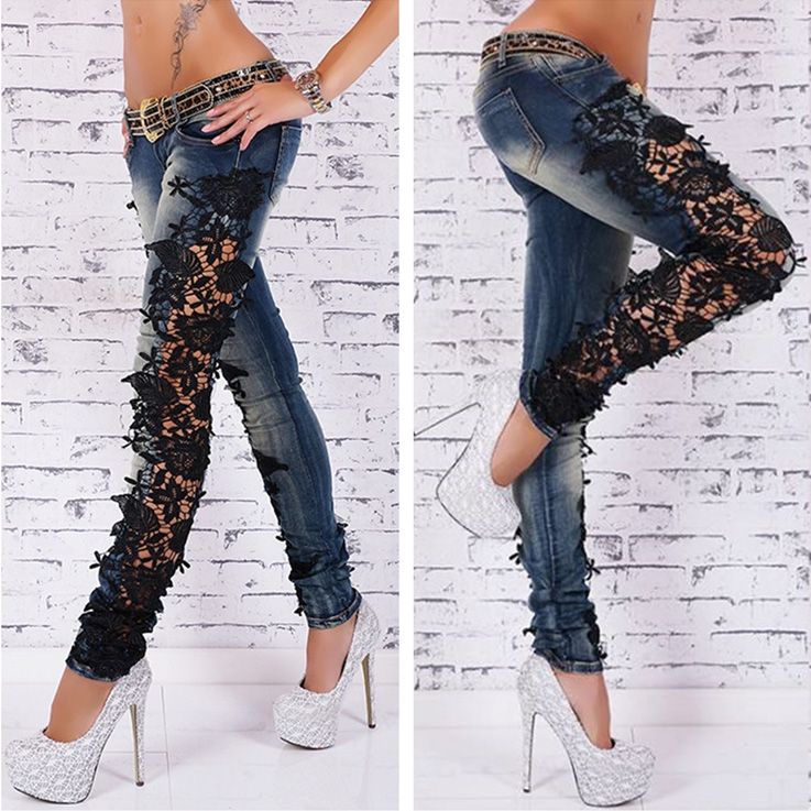 ripped jean designs