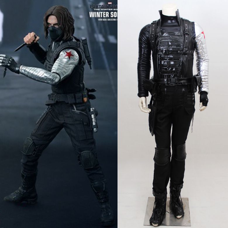 Captain America Cosplay Costume Cloth Cosplay For The Winter Soldier Steve Rogers Full Suit Costume Custom Made Any Size Dropshipping Captain America Cosplay Costume Cloth Cosplay For The Winter Soldier Steve Rogers Full Suit Costume Custom Made Any Size Dropshipping