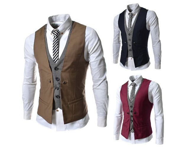 sleeveless blazer mens