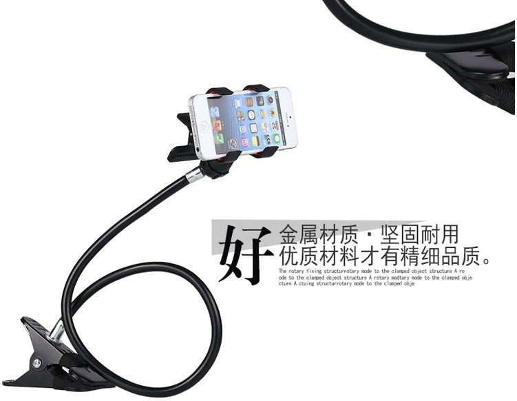 Para iPhone Samsung Flexible Rotar Brazo largo Soporte para teléfono p 