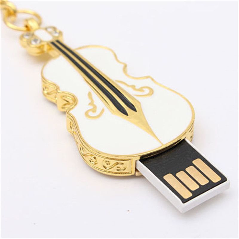 El nuevo USB del violín de joyería diseño de la nave de Epacket / hkpost