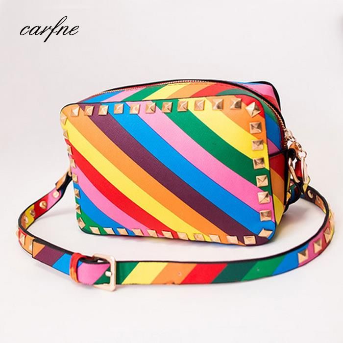 rainbow color bag
